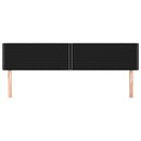 sengegavle 160x5x78/88 cm stof sort