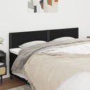 sengegavle 180x5x78/88 cm stof sort