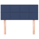 sengegavl 80x5x78/88 cm stof blå