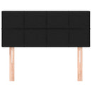sengegavl 100x5x78/88 cm stof sort