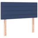 sengegavl 80x5x78/88 cm stof blå