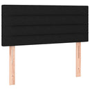 sengegavl 100x5x78/88 cm stof sort