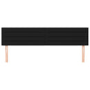 sengegavle 180x5x78/88 cm stof sort