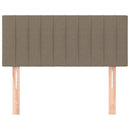 sengegavl 80x5x78/88 cm stof gråbrun