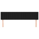 sengegavle 160x5x78/88 cm stof sort