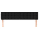 sengegavle 160x5x78/88 cm stof sort