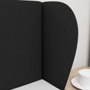Hovedgærdeøre Sort 40 x 23 x 6 cm Stof