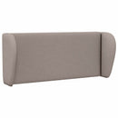 Hovedgærdeøre Gråbrun 40 x 23 x 6 cm Stof
