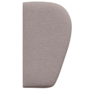 Hovedgærdeøre Gråbrun 40 x 23 x 6 cm Stof