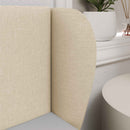 Hovedgærdeøre Creme 40 x 23 x 6 cm Stof