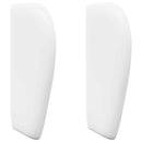 Hovedgærdeøre Hvid 40 x 23 x 6 cm PVC