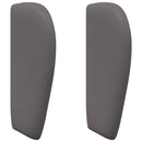 Hovedgærdeøre Dæmpet Grå 40 x 23 x 6 cm PVC