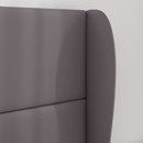 Hovedgærdeøre Dæmpet Grå 80 x 23 x 6 cm PVC