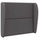 Hovedgærdeøre Dæmpet Grå 80 x 23 x 6 cm PVC