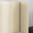 Hovedgærdeøre Creme 40,5 x 40,5 x 4 cm PVC
