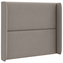 Hovedgærdeøre Gråbrun 80 x 16 x 4 cm Stof