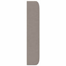 Hovedgærdeøre Gråbrun 80 x 16 x 4 cm Stof