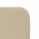 Hovedgærdeøre Creme 80 x 16 x 4 cm Stof