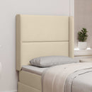 Hovedgærdeøre Creme 80 x 16 x 4 cm Stof