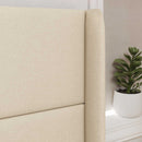 Hovedgærdeøre Creme 80 x 16 x 4 cm Stof