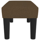 bænk 70x30x30 cm stof brun