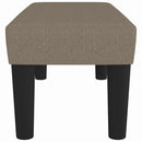 bænk 70x30x30 cm stof gråbrun