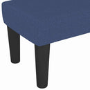 bænk 70x30x30 cm stof blå
