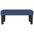 bænk 70x30x30 cm stof blå