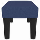 bænk 70x30x30 cm stof blå