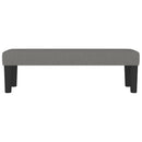 bænk 100x30x30 cm stof mørkegrå