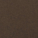 bænk 100x30x30 cm stof mørkebrun