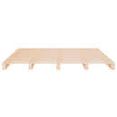 sengeramme uden madras 200x200 cm massivt fyrretræ