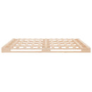 sengeramme uden madras 200x200 cm massivt fyrretræ