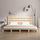 sengeramme uden madras 135x190 cm massivt fyrretræ hvid