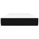 springmadras med pocketfjedre medium 80x200x20 cm stof sort