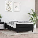 springmadras med pocketfjedre medium 80x200x20 cm stof sort