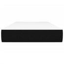 springmadras med pocketfjedre medium 90x190x20 cm stof sort