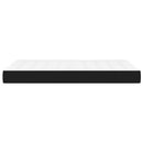 springmadras med pocketfjedre medium 120x200x20 cm stof sort