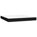 springmadras med pocketfjedre medium 160x200x20 cm stof sort