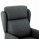 Massagestol med pude Mørkegrå 93.5 x 67.5 x 101.5 cm Stof