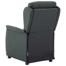 Massagestol med pude Mørkegrå 93.5 x 67.5 x 101.5 cm Stof