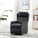 Massagestol med pude Mørkegrå 93.5 x 67.5 x 101.5 cm Stof