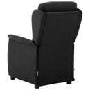 Massagestol med pude Sort 93.5 x 67.5 x 101.5 cm Stof
