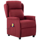 Massagestol med pude Vin 93.5 x 67.5 x 101.5 cm Stof
