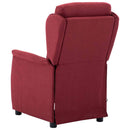 Massagestol med pude Vin 93.5 x 67.5 x 101.5 cm Stof