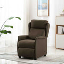 Massagestol med pude Brun 93.5 x 67.5 x 101.5 cm Stof