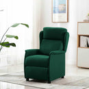 Massagestol med pude Mørkegrøn 93.5 x 67.5 x 101.5 cm Stof