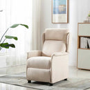 Massagestol med pude Creme 93.5 x 67.5 x 101.5 cm Stof