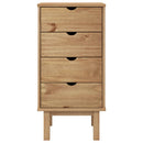 kommode OTTA 45x39x90 cm massivt fyrretræ