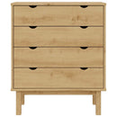 kommode OTTA 76,5x39,5x90 cm massivt fyrretræ